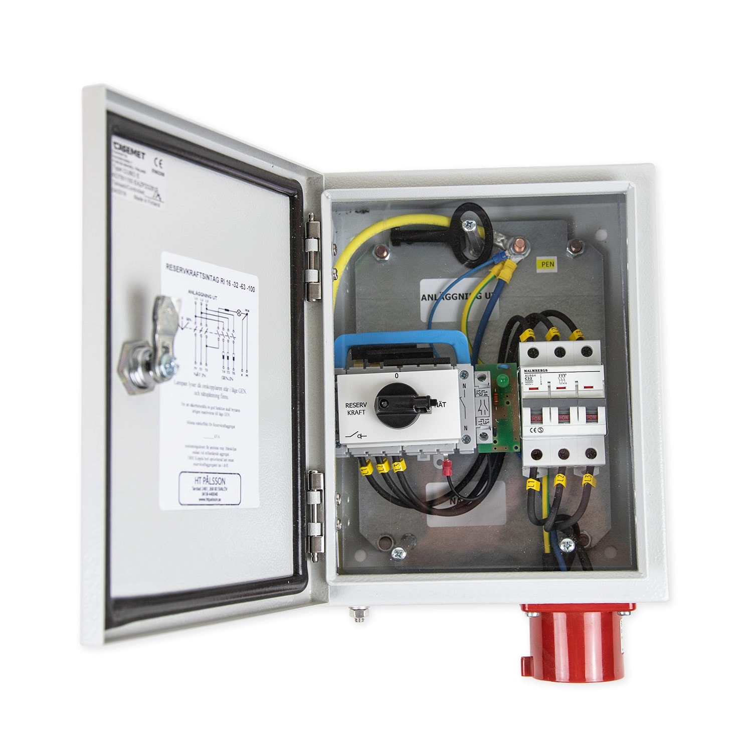 Duab-Power Reservestrømafbryder RI 16 3-faset 16A