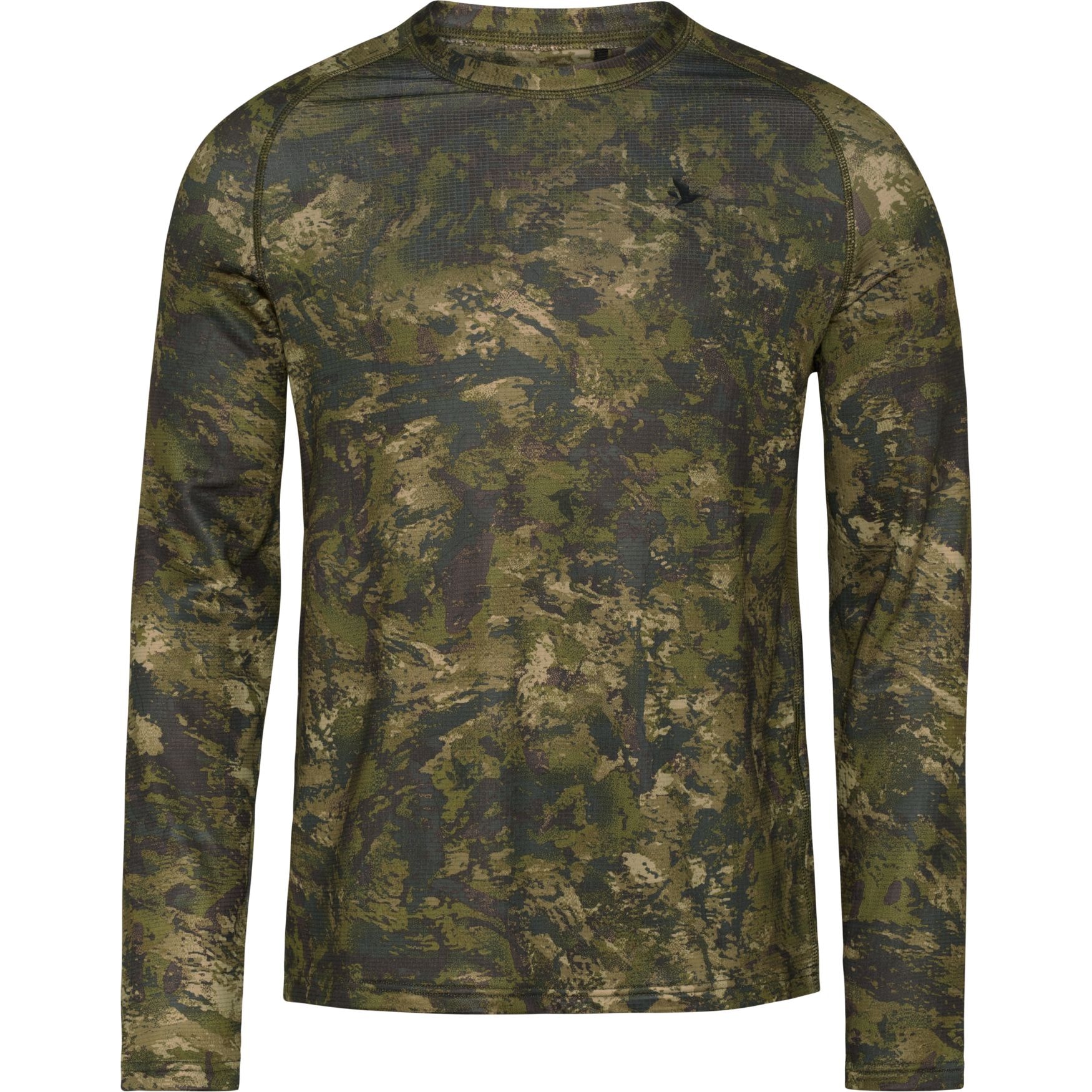 Seeland Active Camo long-sleeve T-shirt InVis green L