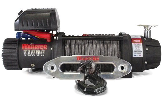 Warrior Winches T1000-145 Severe Duty Vinsch, 24V Armortek Extreme