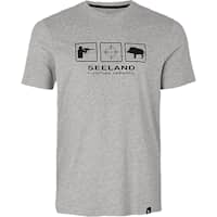 Seeland Lanner Men's T-Shirt Dark Gray Melange