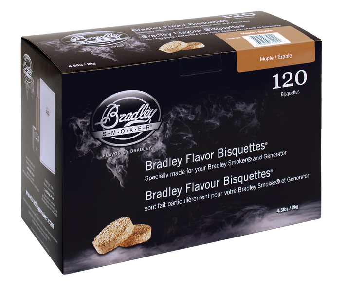 Bradley briketter - ahorn 120 stk.