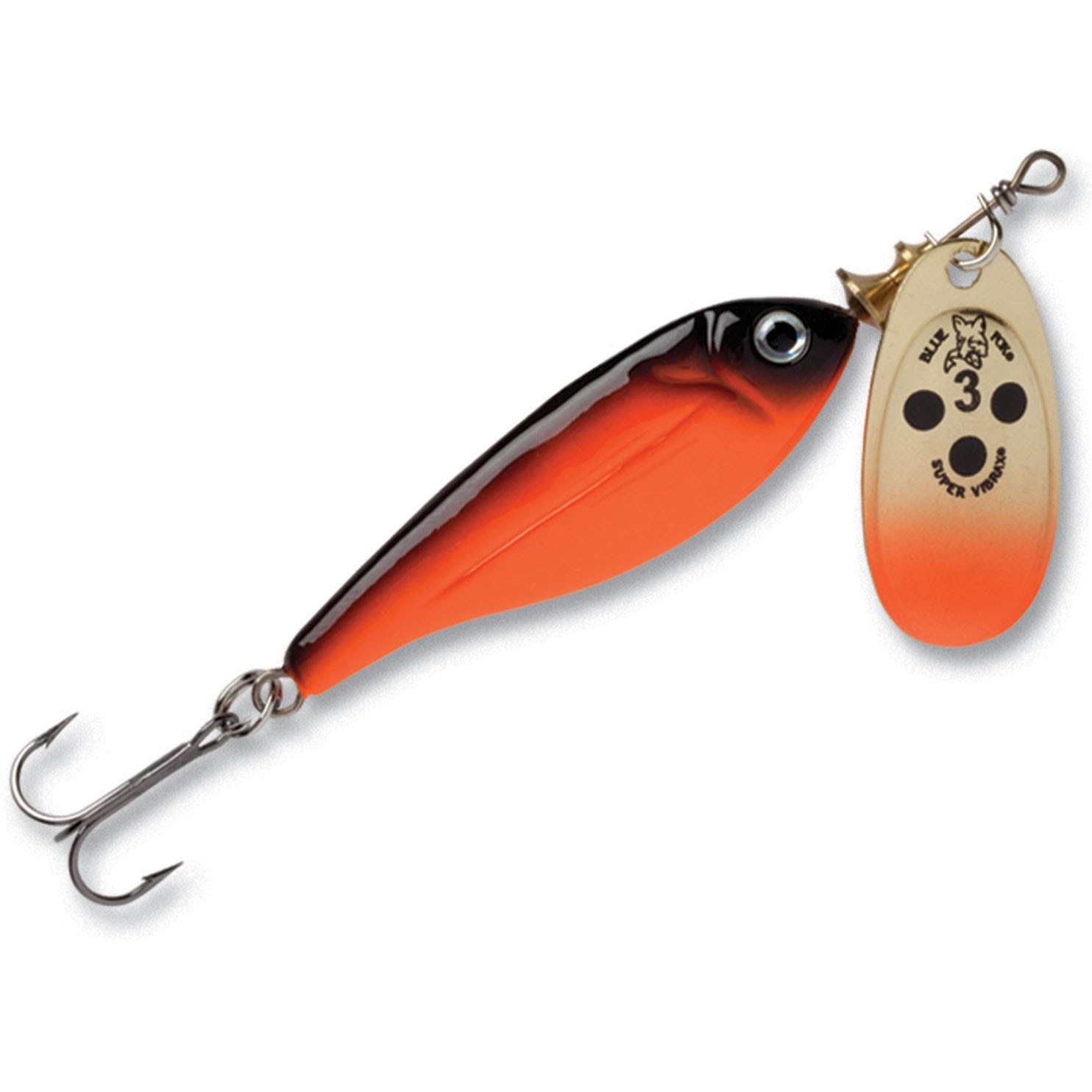 Minnow Super Vibrax 4 Red Black (SRB)