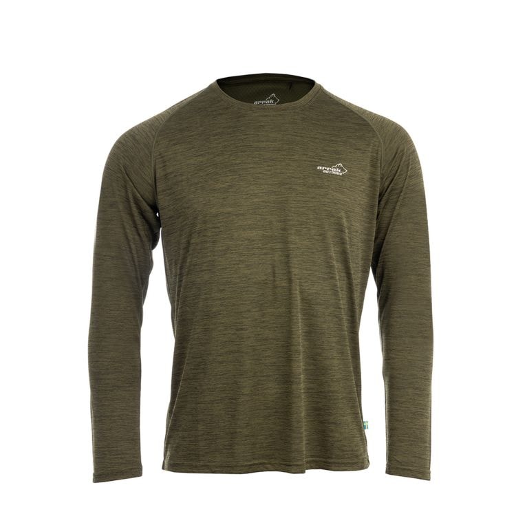 Arrak Outdoor Action Func tee Long sleeve M Olive 3XL -