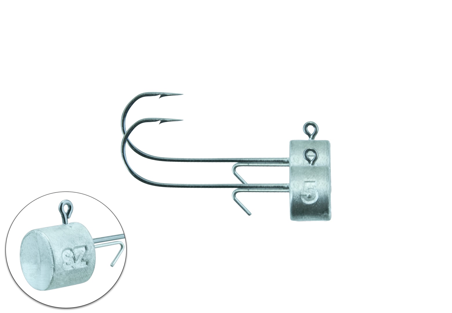 Svartzonker Ned Jig Head Bismuth 2-pack