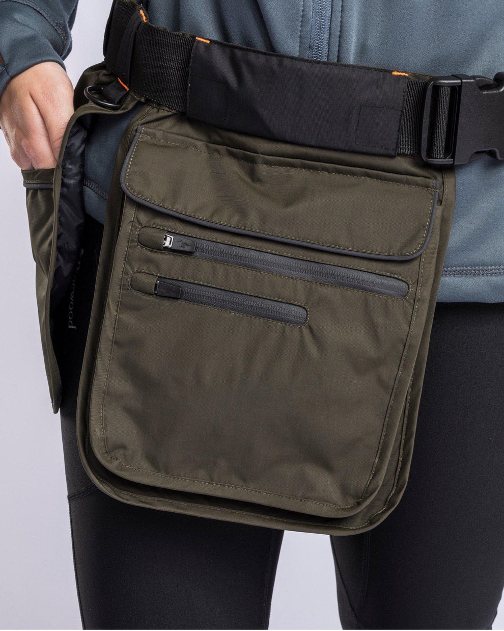 Pinewood Dog Sports Midjebälte Mossgreen/Black