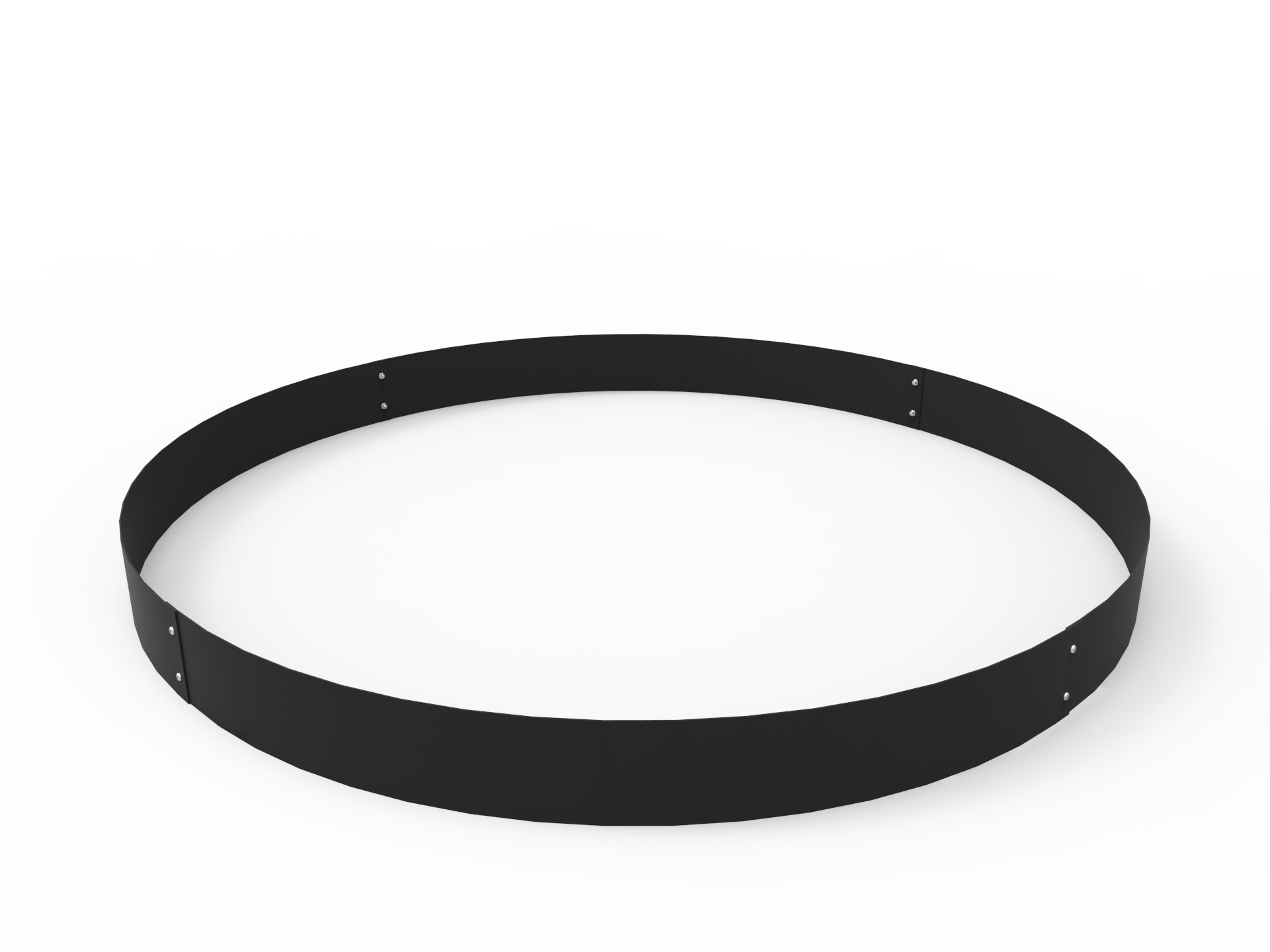 Flexigarden Planteringskant svart 120 mm cirkel 1400 mm