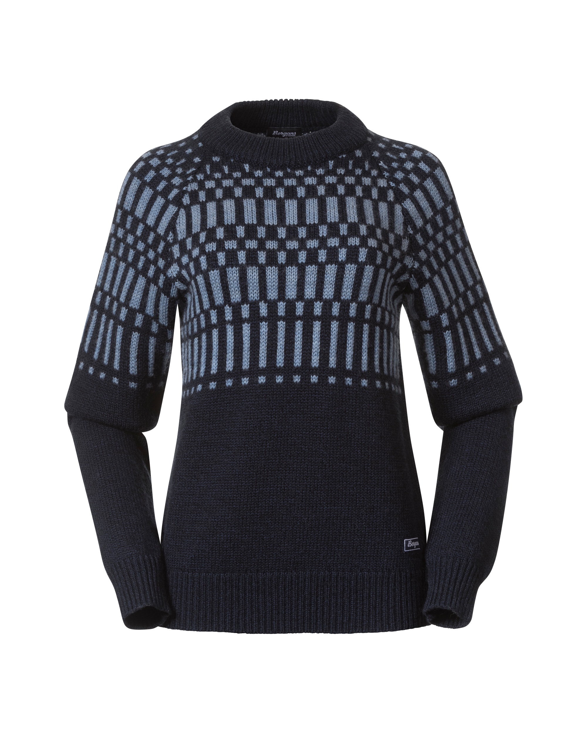 Bergans Nordmarka Merino Jumper Damen Navy Blue/Husky Blue