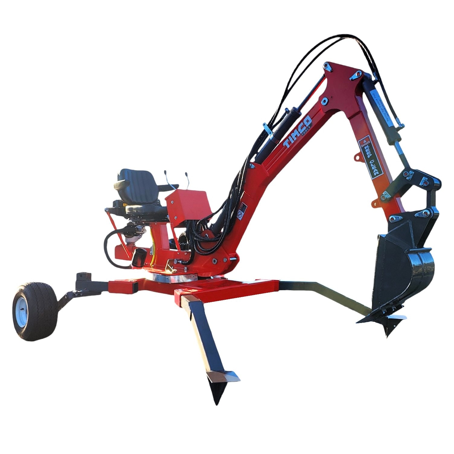Timco ATV-570R Bogserbar grävmaskin, 360 grader
