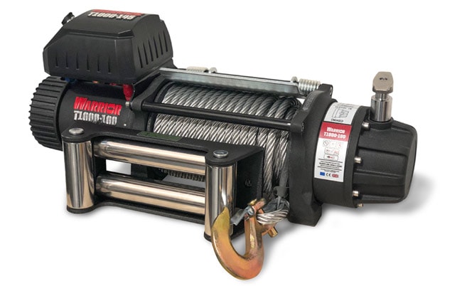 Warrior Winches T1000-100 Severe Duty Vinsch, 12V Stålvajer