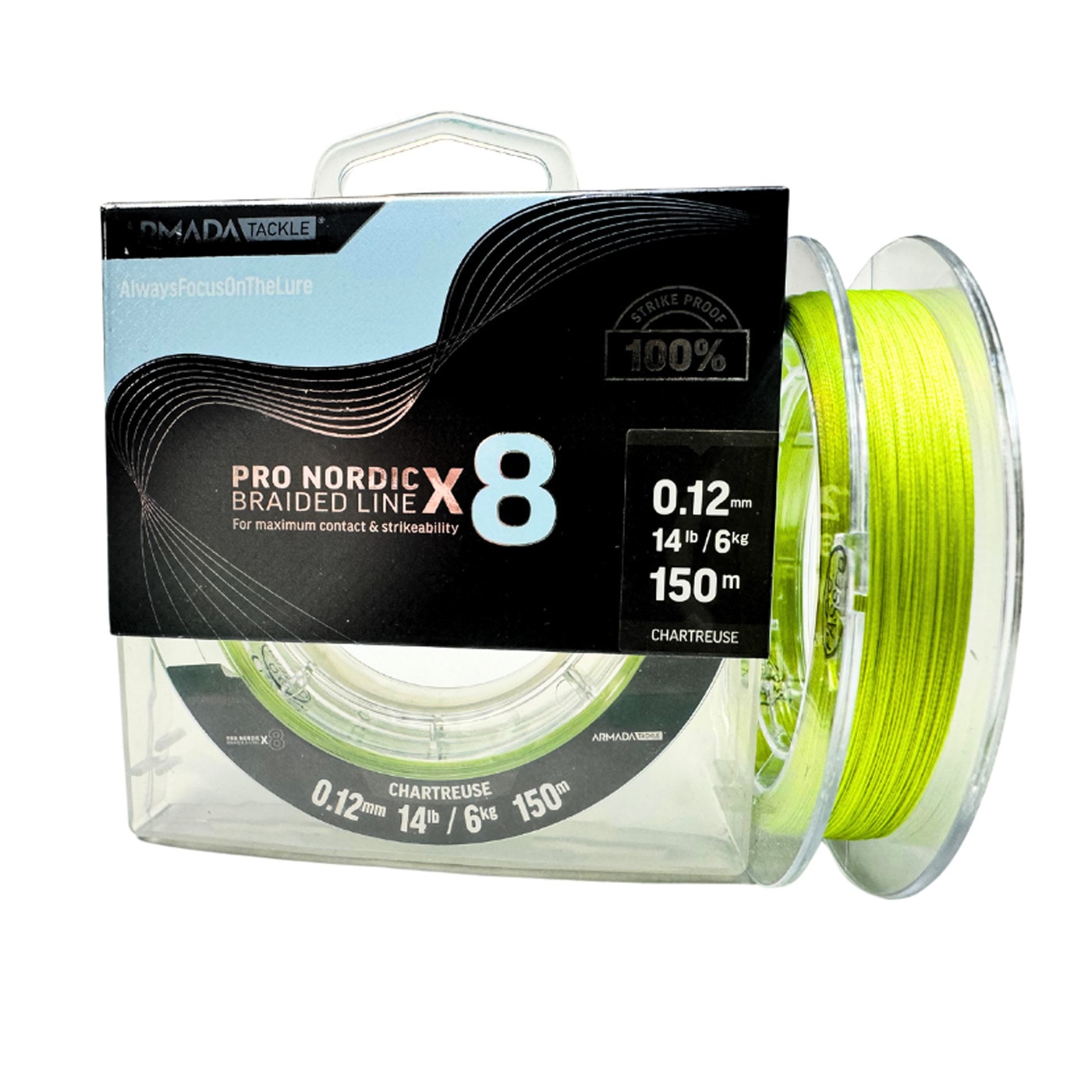 Armada Pro Nordic Braided line 8X Chartreuse 150 m