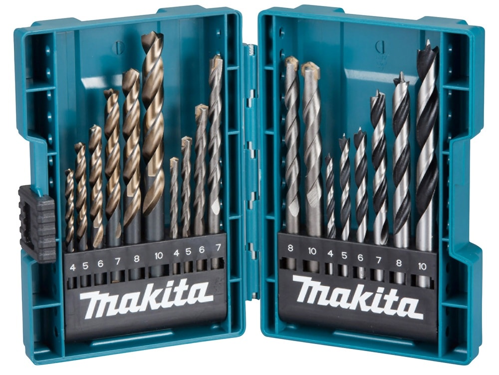 Makita HSS-G M-Force borsæt til mur, træ og metal 18 dele