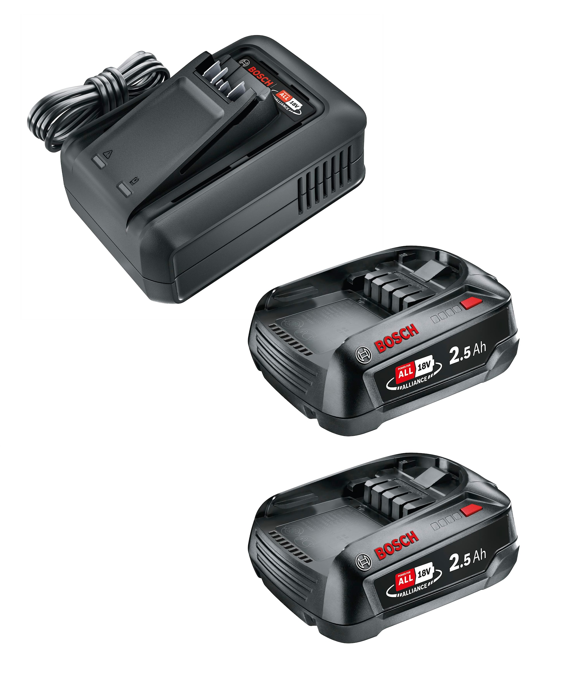 Gardena Startkit P4A QC AL18V-44 + 2x2,5Ah