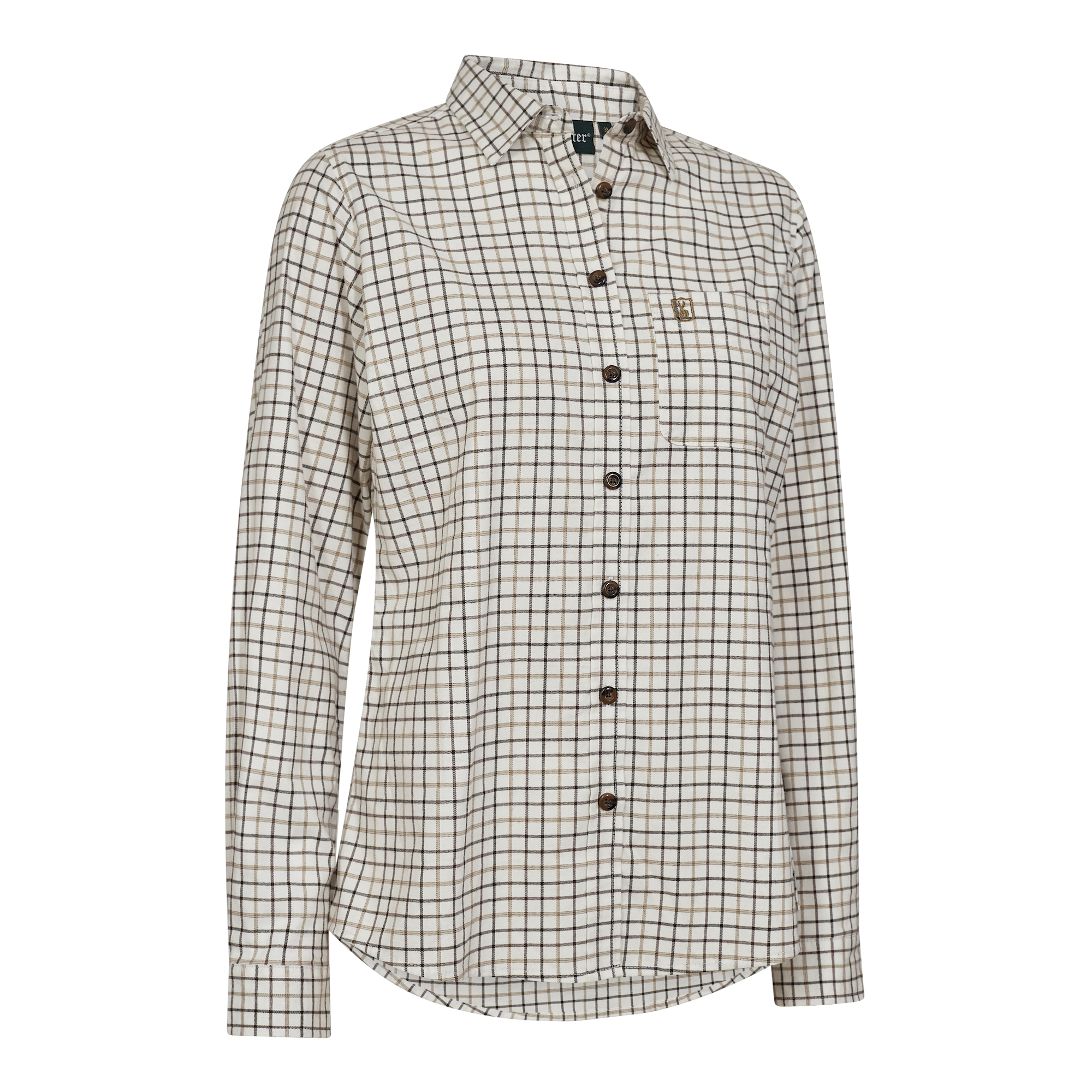 Deerhunter Lady Grace Skjorta Dam Beige Check