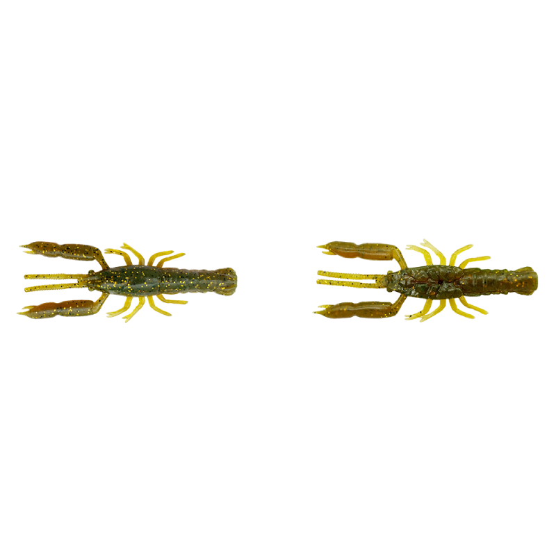 3D Crayfish Rattling 5,5 cm Motor Oil UV 8-pack -