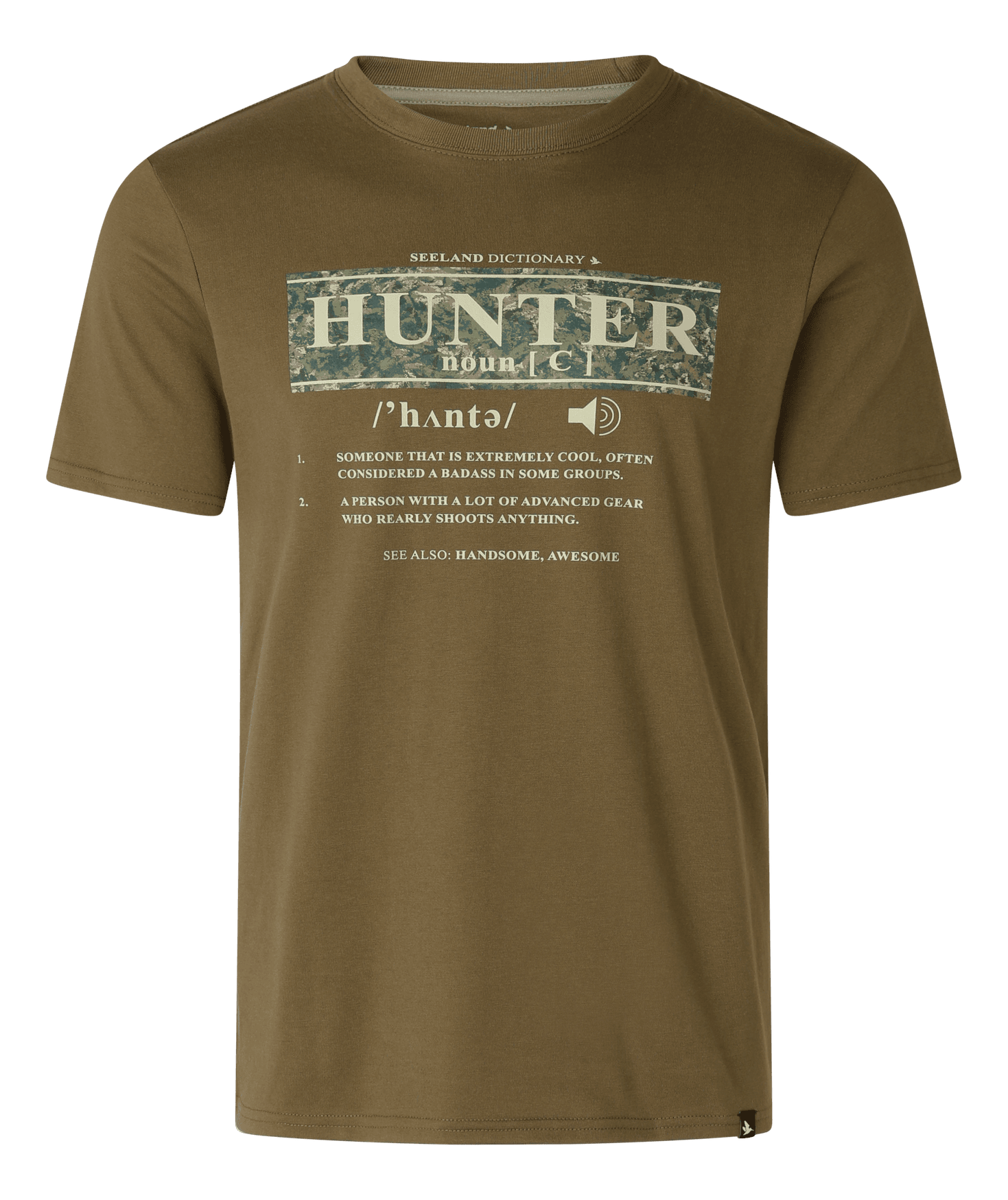 Seeland Dictionary T-shirt Men Military Olive