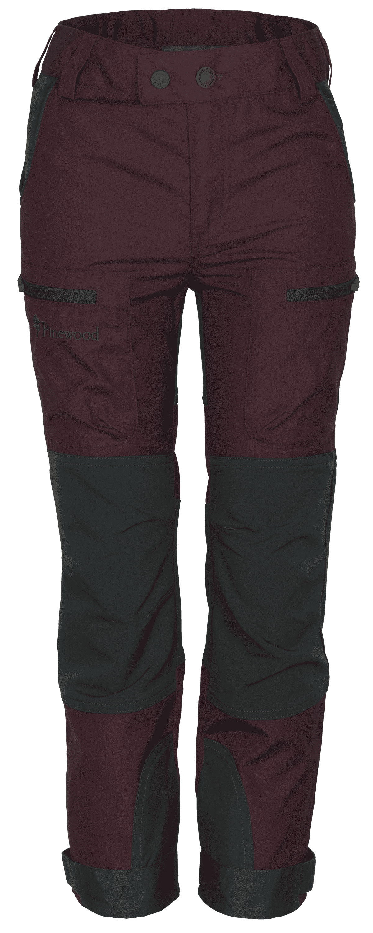 Pinewood Caribou Tc Byxor Barn Plum/Dark Anthracite 164