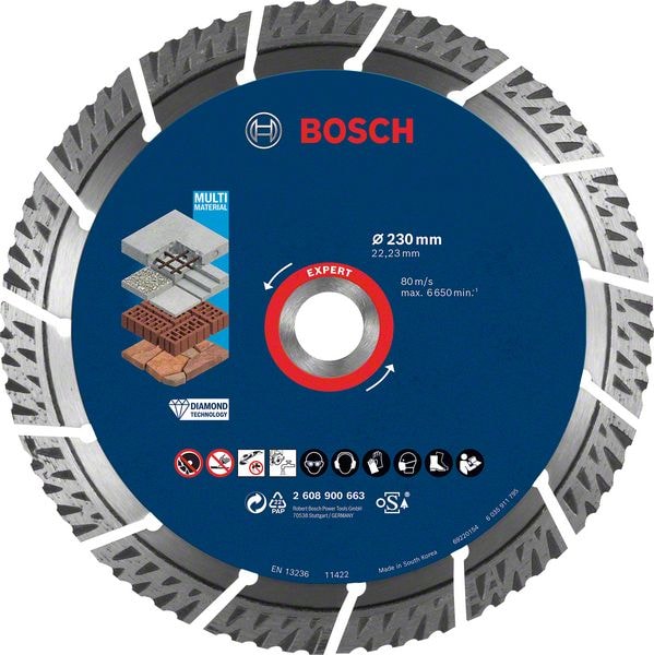 Bosch Diamantkapskiva Expert MultiMaterial