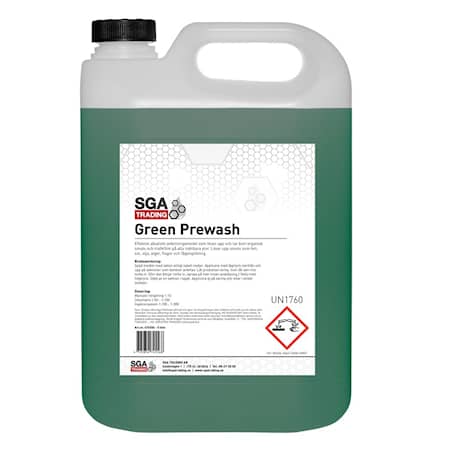 SGA Green Prewash 5l, forvask