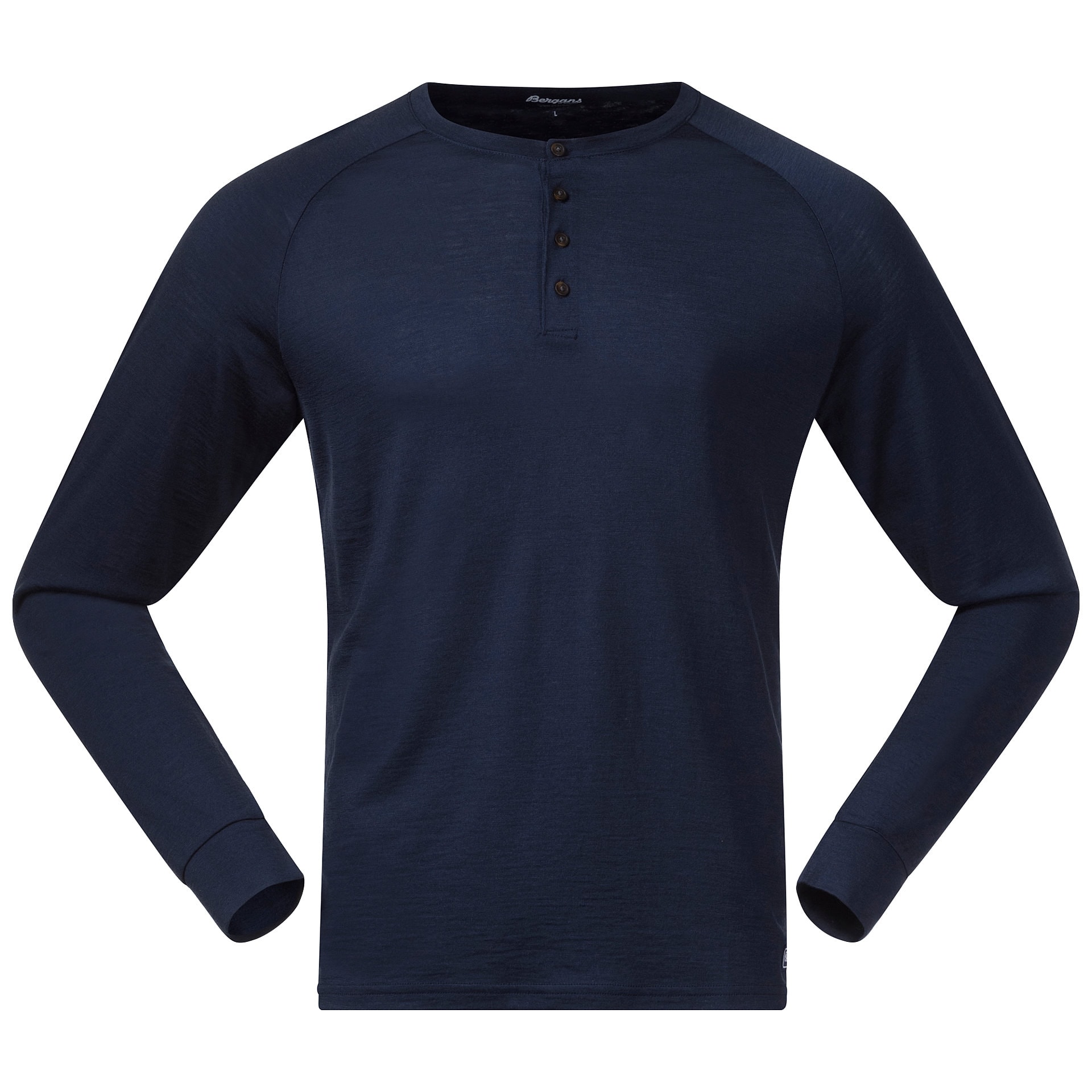 Bergans Lysebu Wool Henley Mies Laivastonsininen L