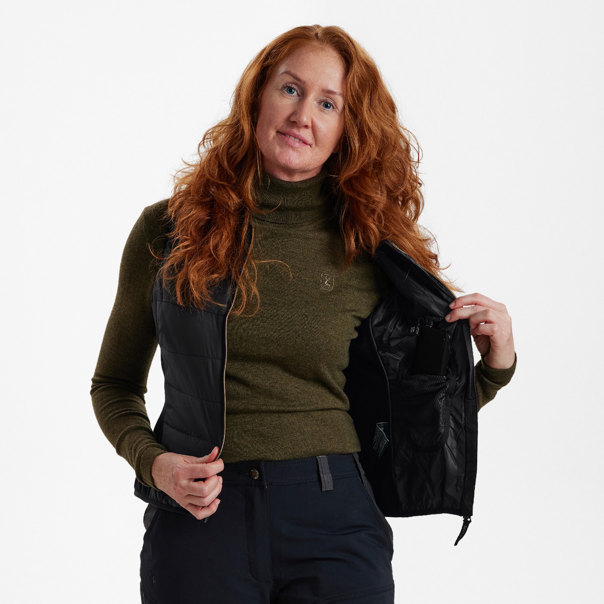 Deerhunter Lady Heat Innerväst Dam Black