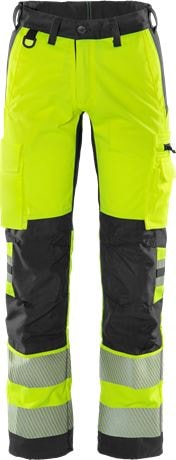 Fristads Stretchbyxa Varsel Kl 2 2712 PLU Gul/Svart D84
