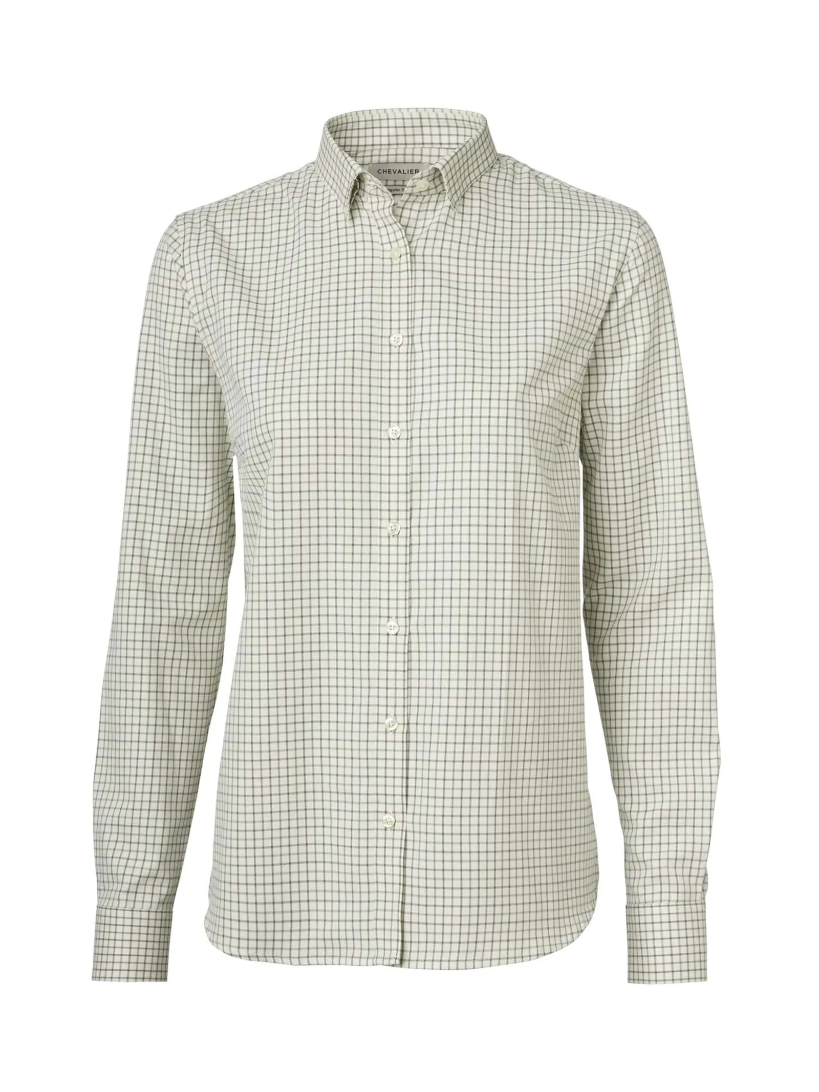 Chevalier Chorley Shooting Fit Shirt Women Thyme Green Tattersall