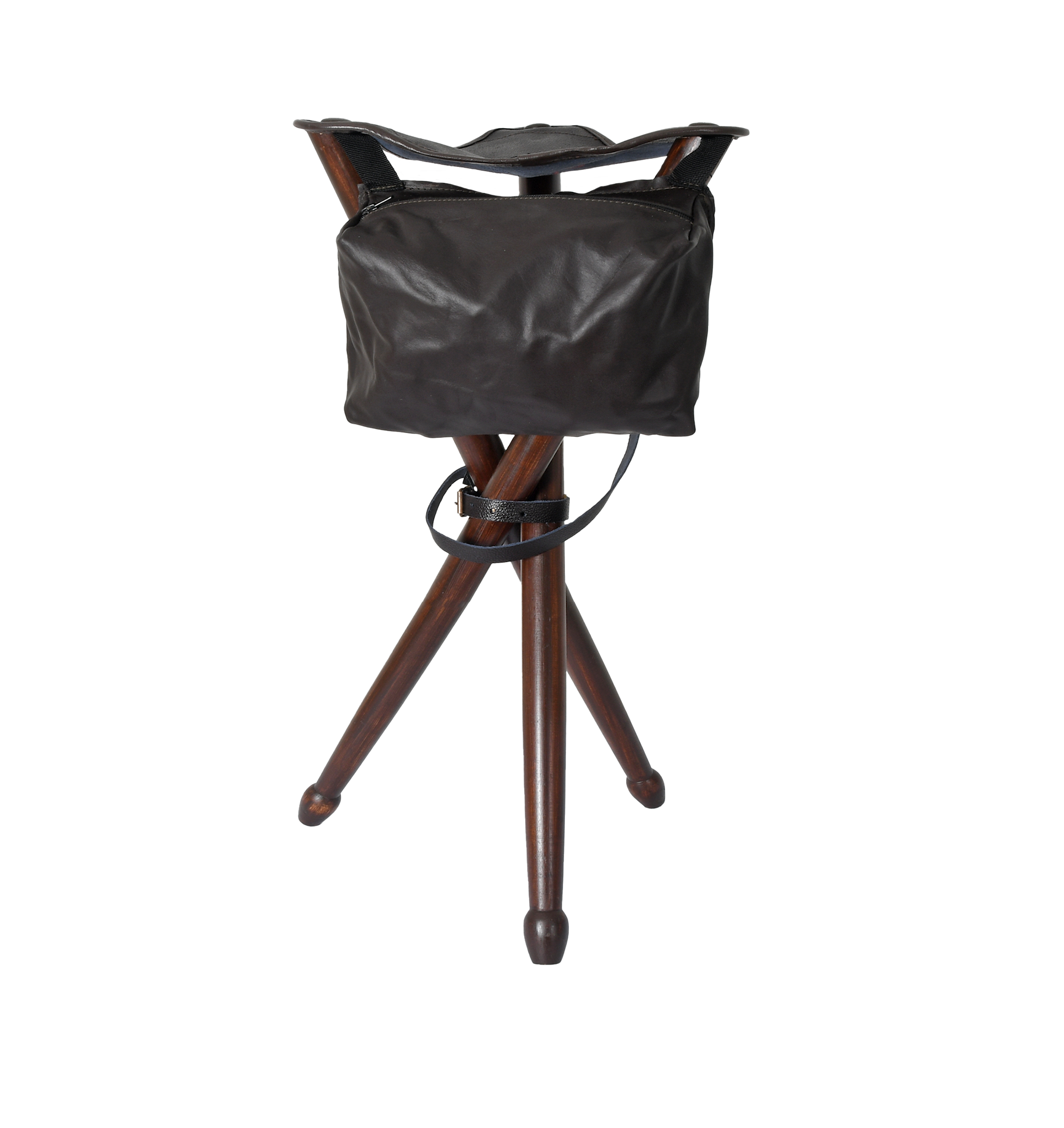 5etta metsästystuoli, kolmijalkainen, säilytyspussilla