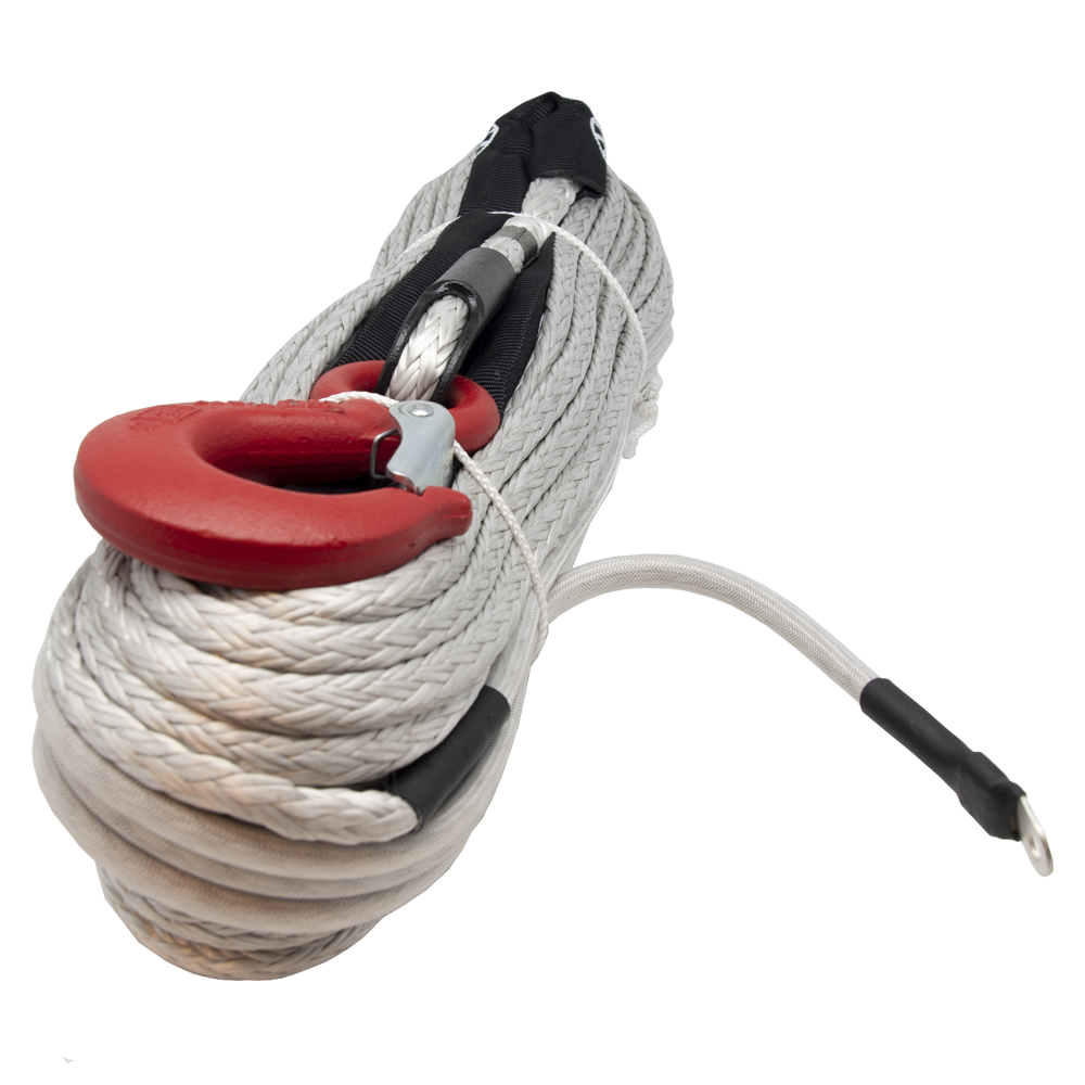 Liros/ Carlmark Offroad Winch Rope 8mm 40m Carbon