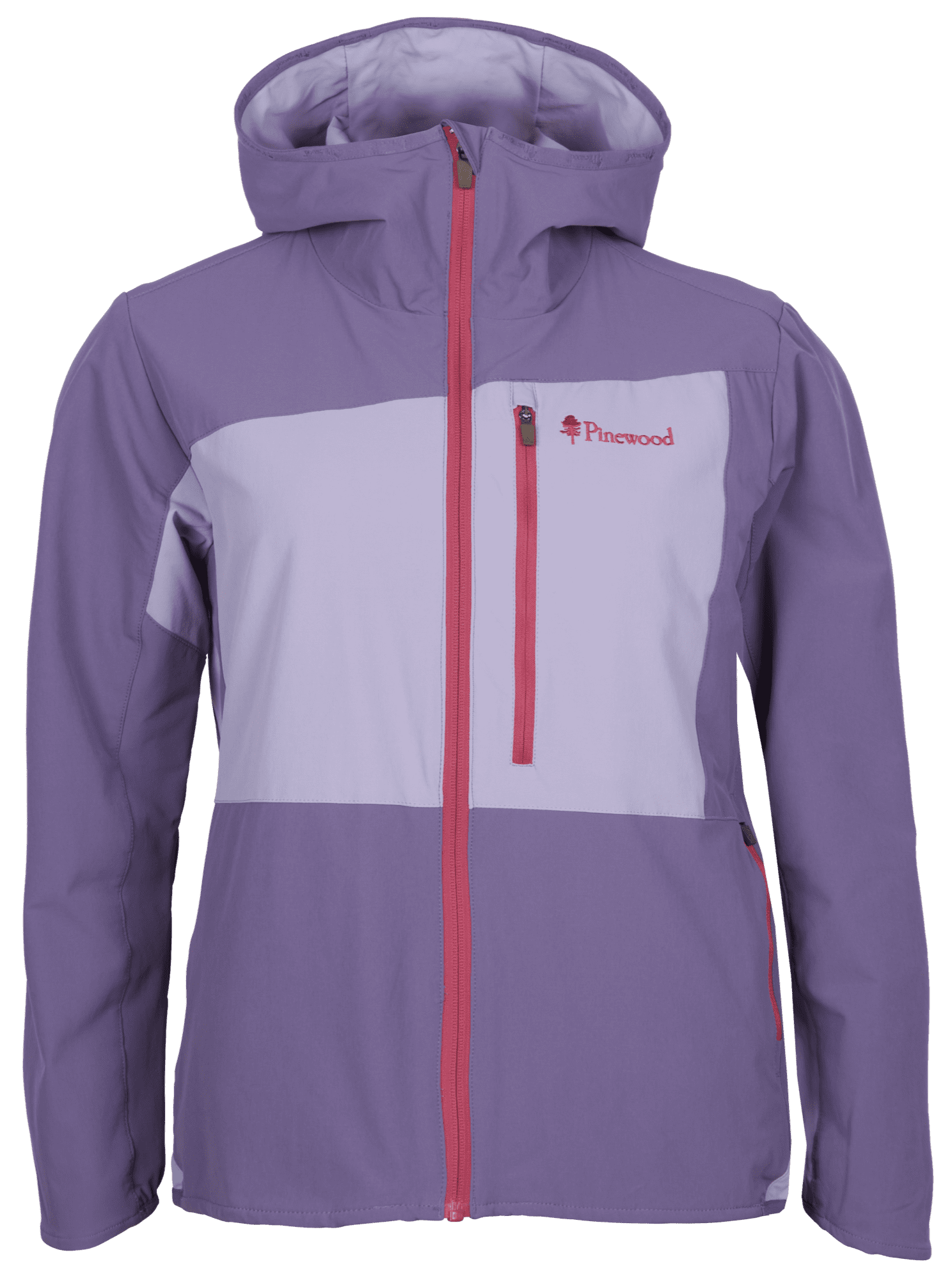 Pinewood Abisko Light Stretchjacka Dam Light Lilac/Lilac