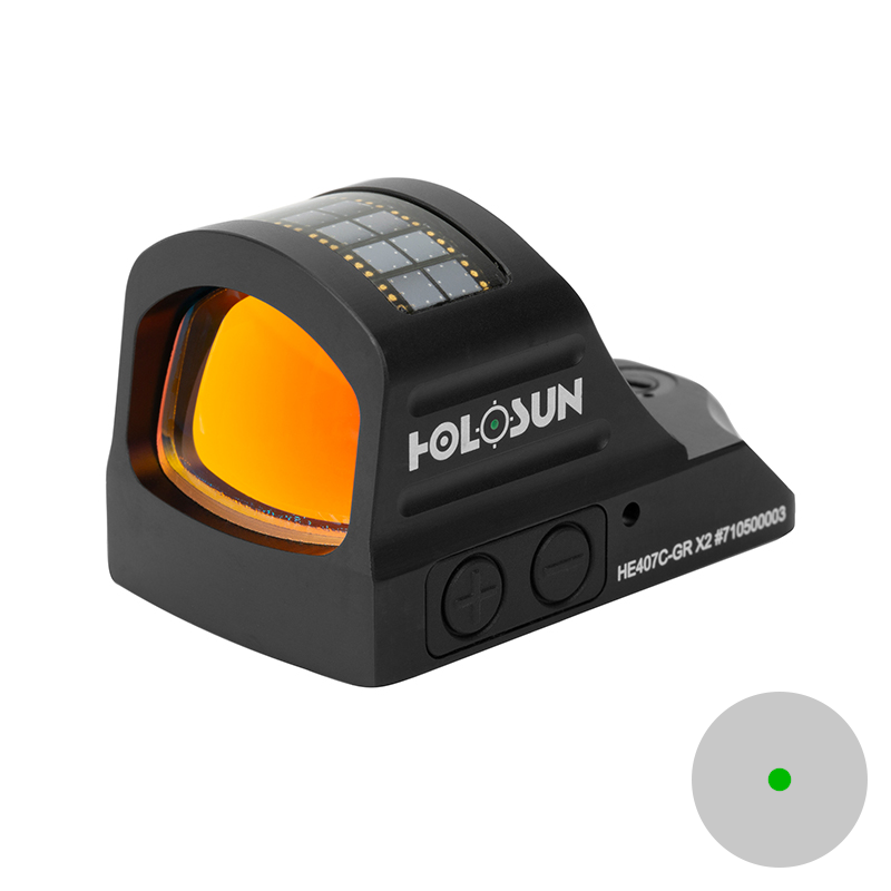 HOLOSUN HE407C GR-X2, Green Dot/Solar Panel