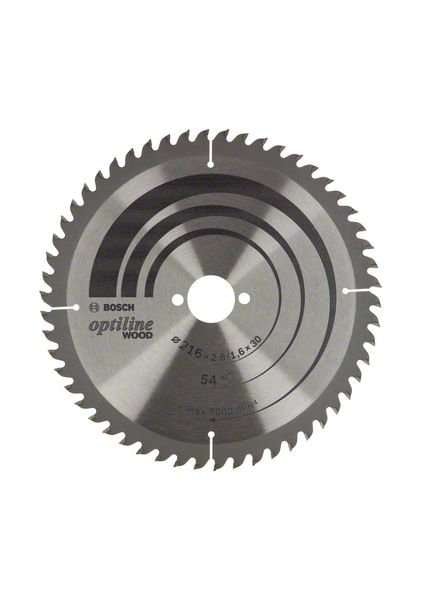 Bosch Sågklinga Optiline for Wood 216x30mm 54T