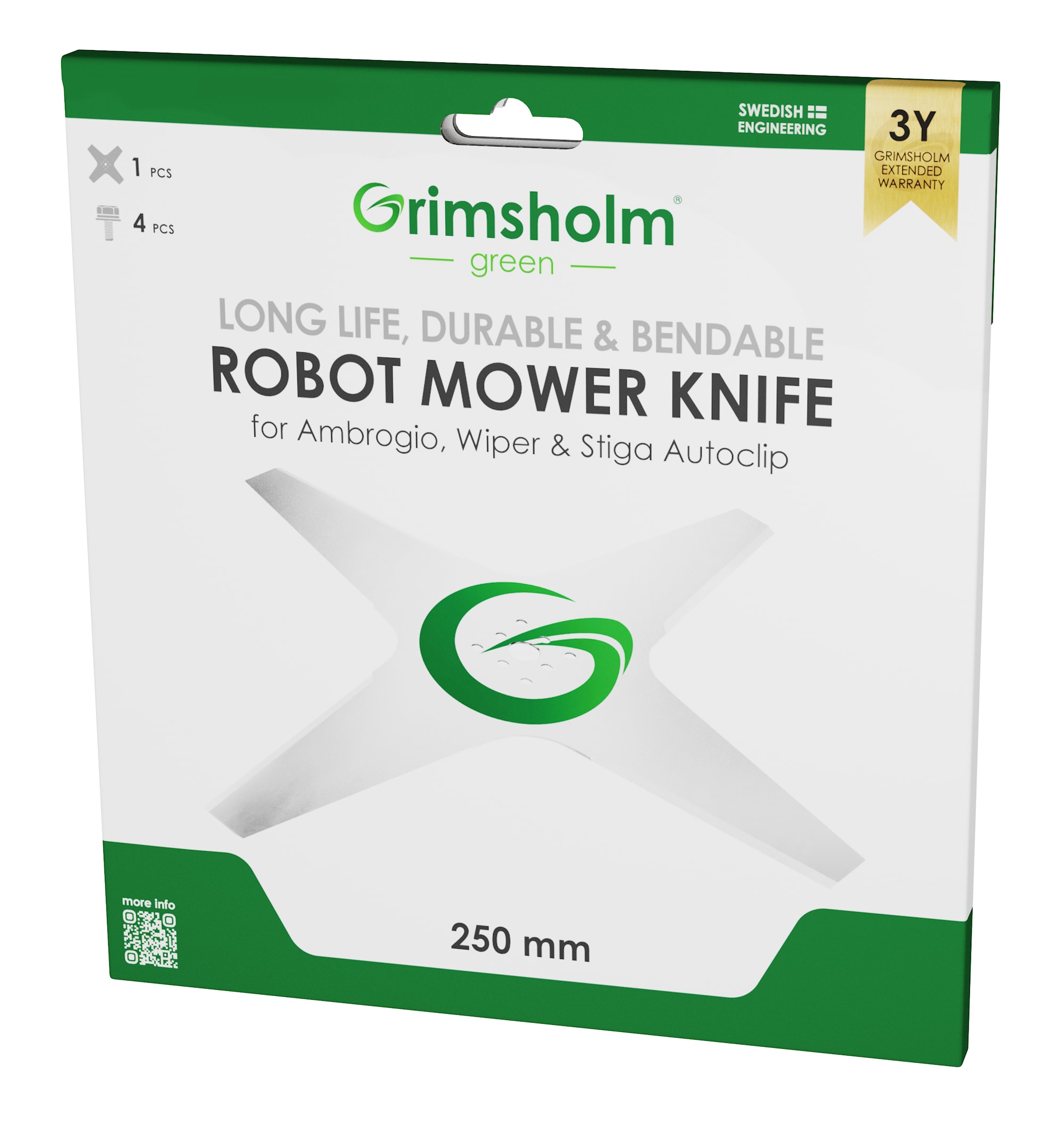 Messer für Stiga Autoclip, 25 cm