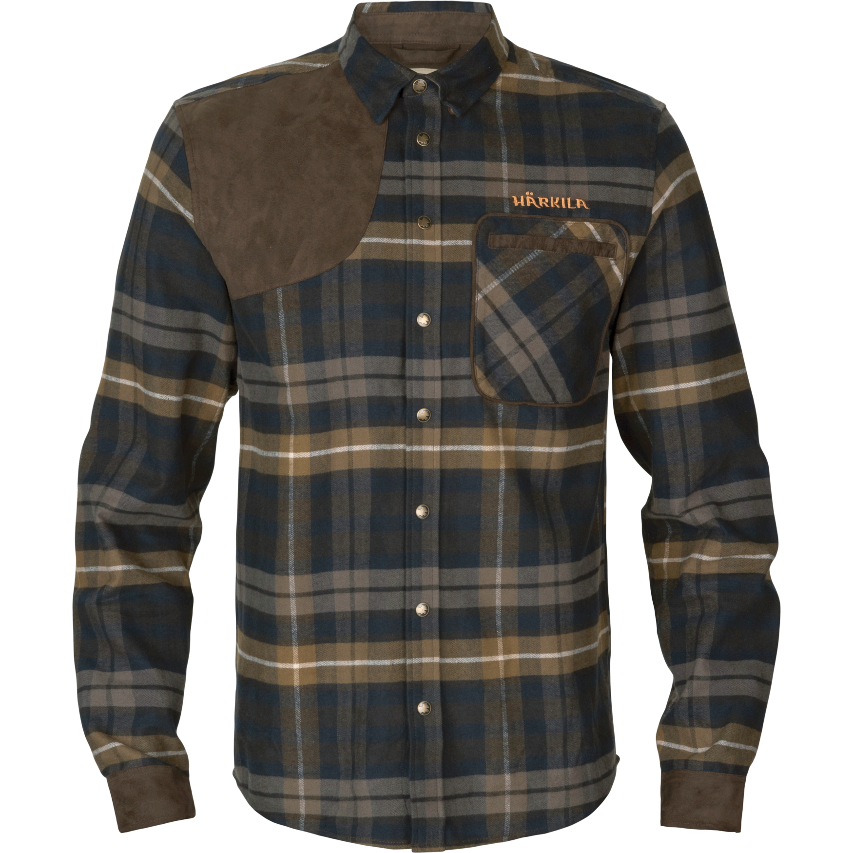 Jarne shooting L/S shirt Dark Olive L