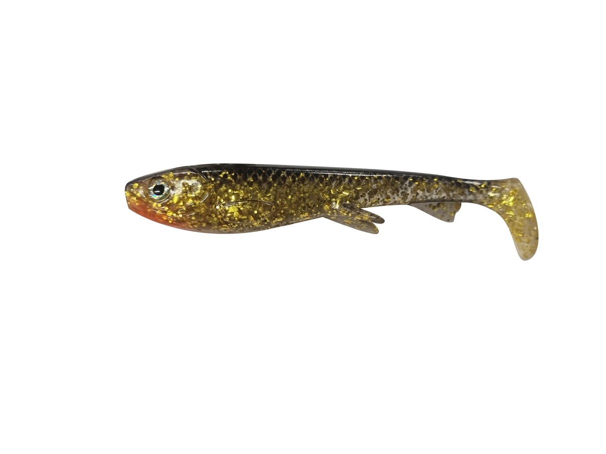 Wolfcreek Shad 8,5 cm Golden Black Glitter (UV) 5-Pack