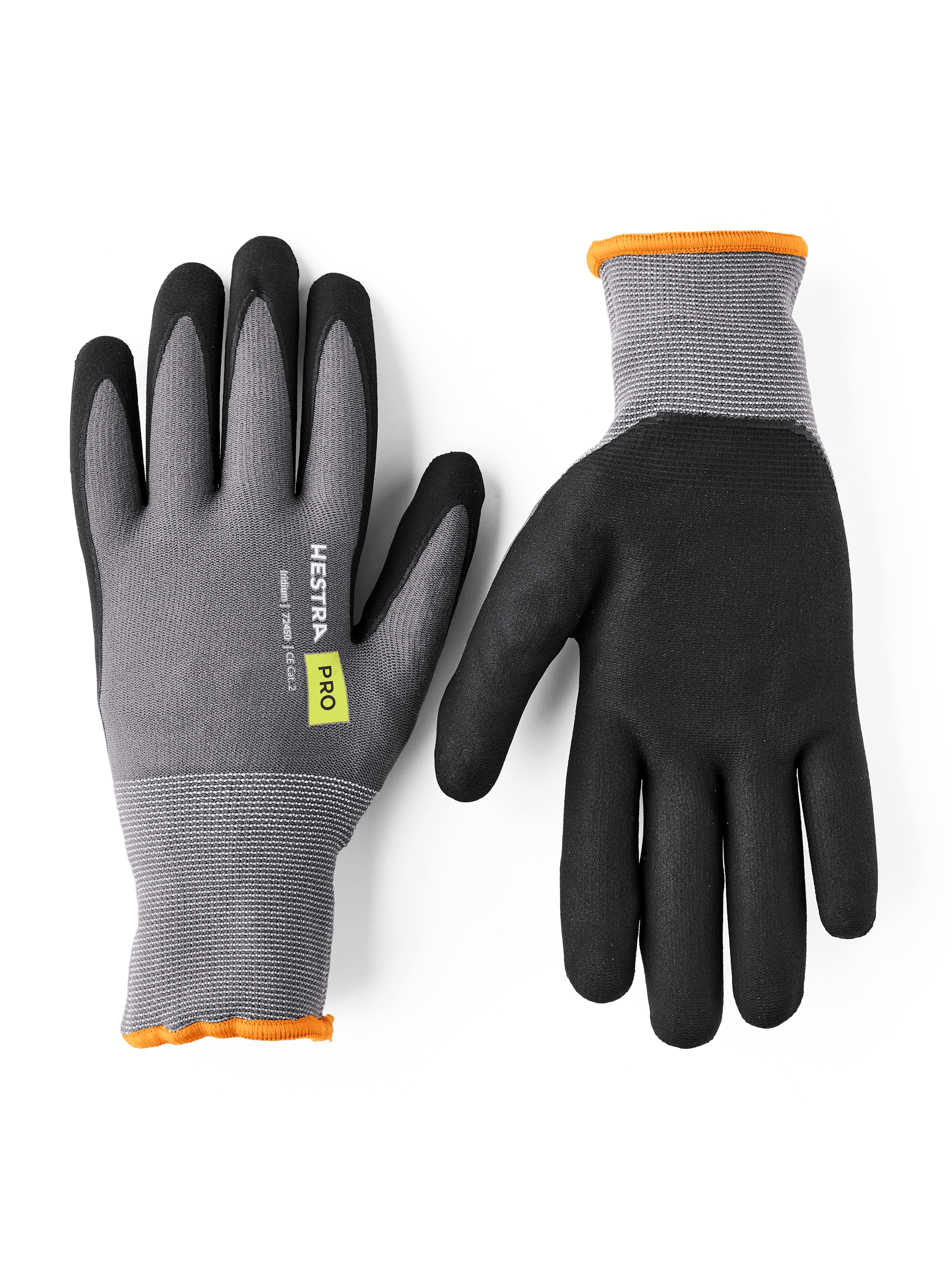 HestraJob Beryllium Sort Arbejdshandske