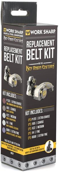 REA/Black Friday Work Sharp slipband till Ken Onion, Paket (5 st olika band)