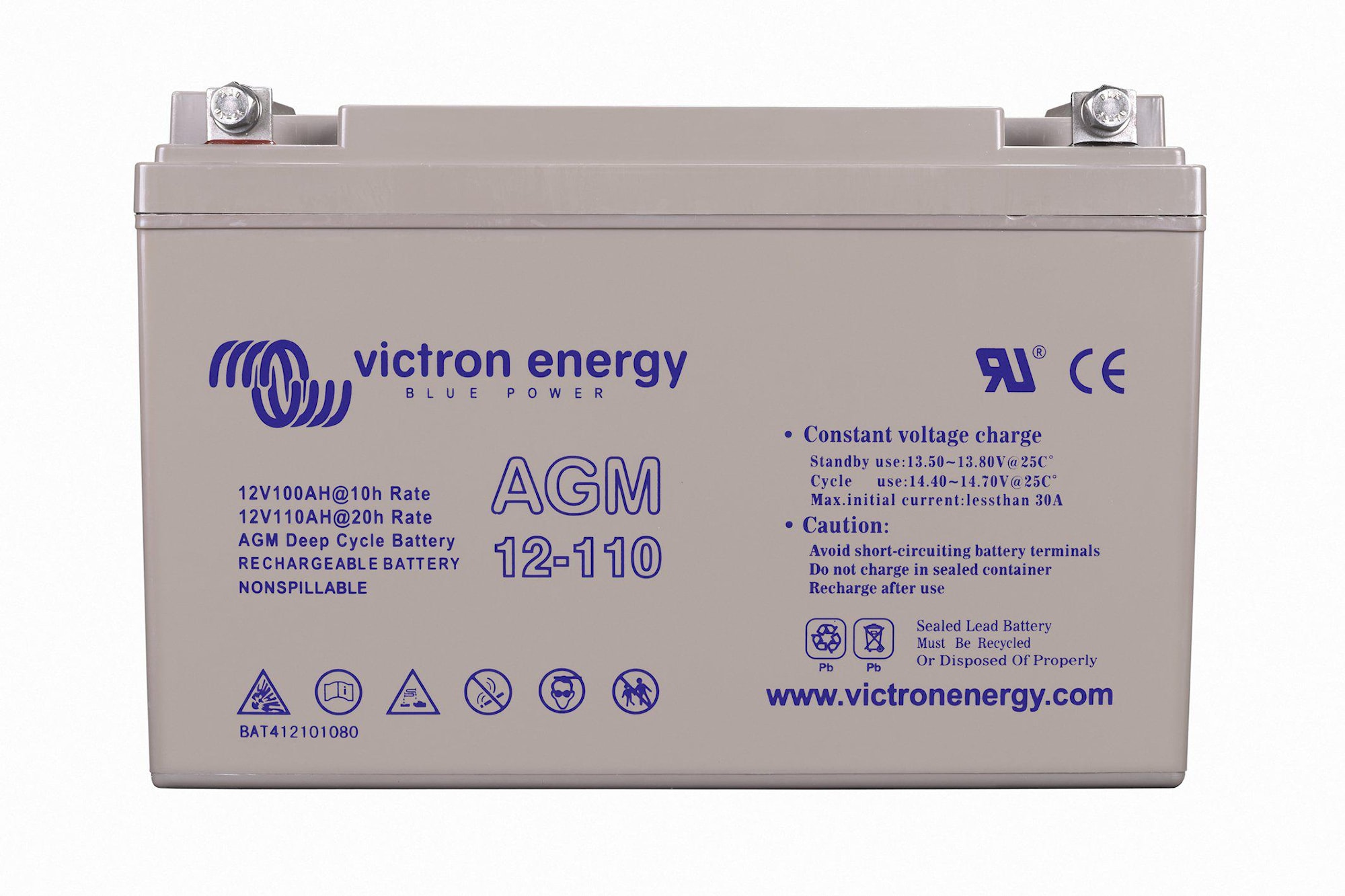Victron Energy Batteri AGM Deep Cycle  12V 110Ah