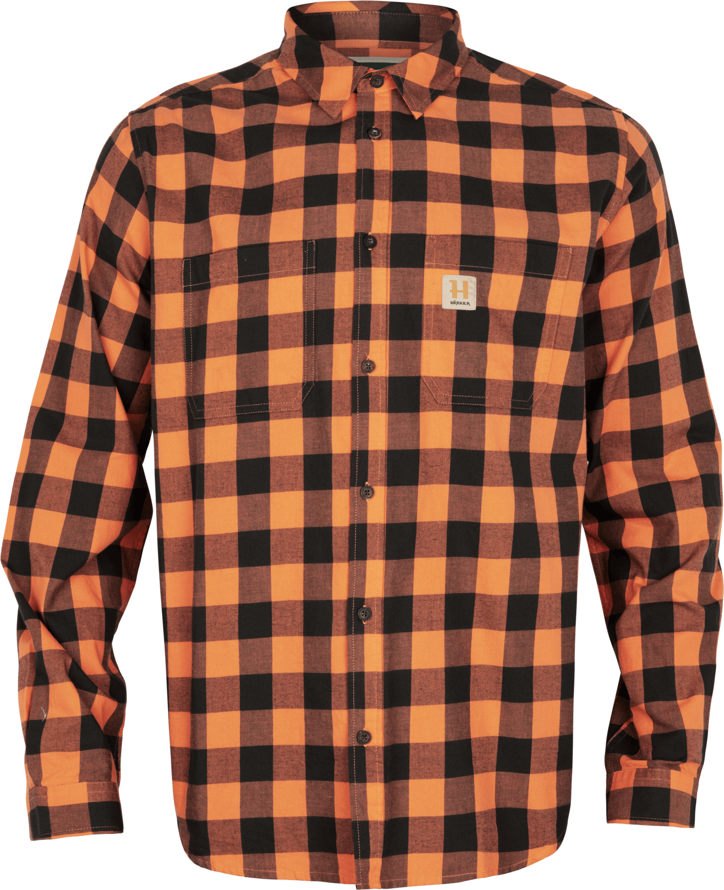 Härkila Skandinavisk L/S skjorte Herre Mandarin check