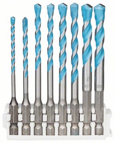 Bosch Borrset Expert HEX-9 MultiConstruction Pick & Click-sats 3 - 8 mm
