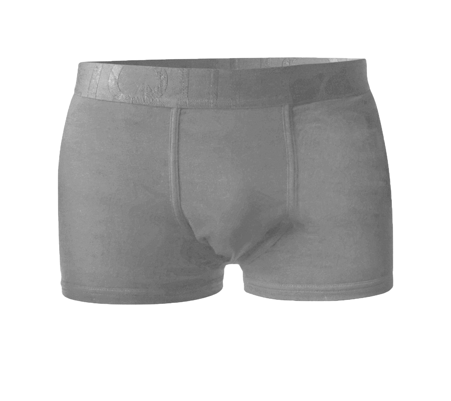Bambu Boxer Short Leg Grey Melange M -