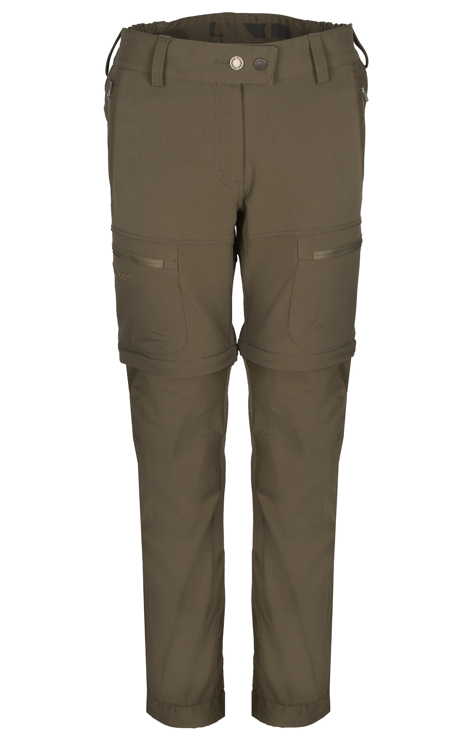 Pinewood Finnveden Hybrid Zip-Off Byxor Dam Hunting Olive 38