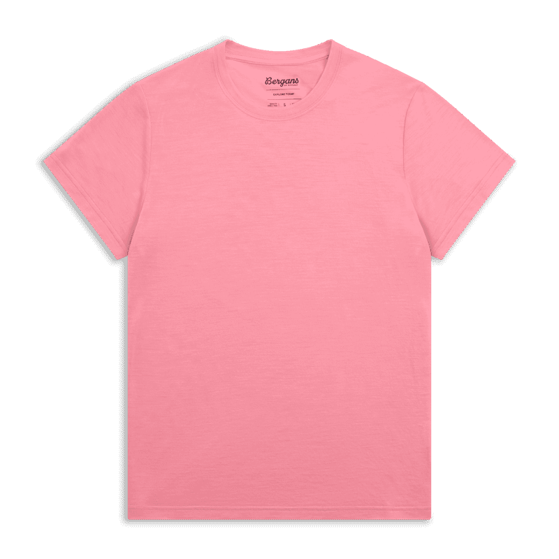 Bergans Merino Light Tee Women Cherry Blossom