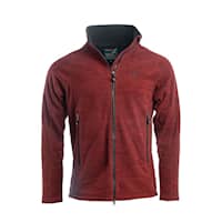 Arrak Outdoor Hiker Fleece-takki miesten tummanpunainen melange