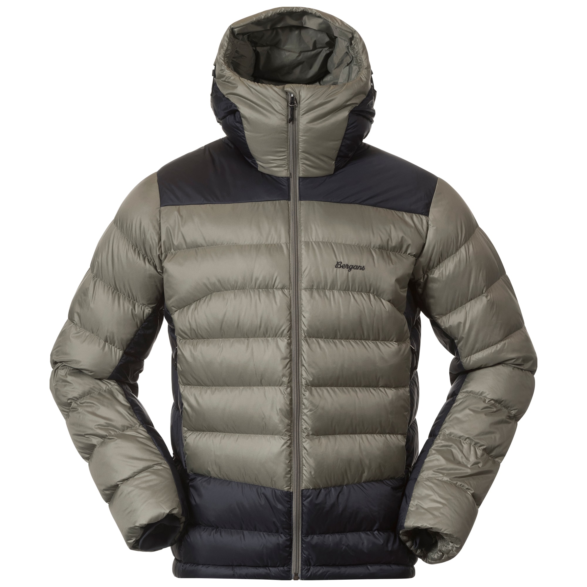 Bergans Vaagaa Allround Down Jacka Herr Green Mud/Black