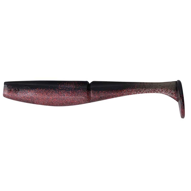 Daiwa Bait Junkie Minnow 4.2" 10,5 cm - Ghost Black Red Belly 5-pack