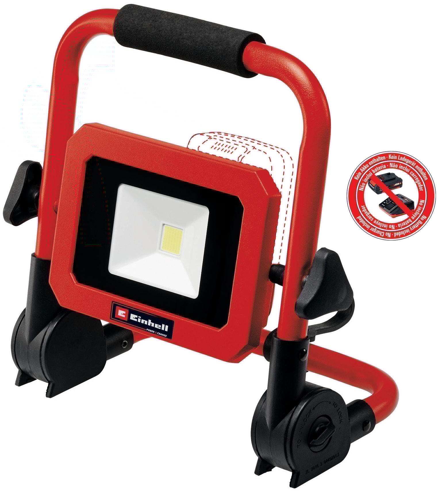 Einhell Arbejdslampe LED 1800 lumen Solo 18V - TC-CL 18/1800