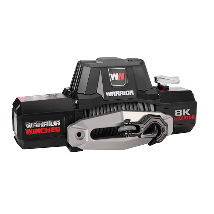 Warrior Winches Vinsch Gladiator 8000 lbs, 12V Armortek Extreme