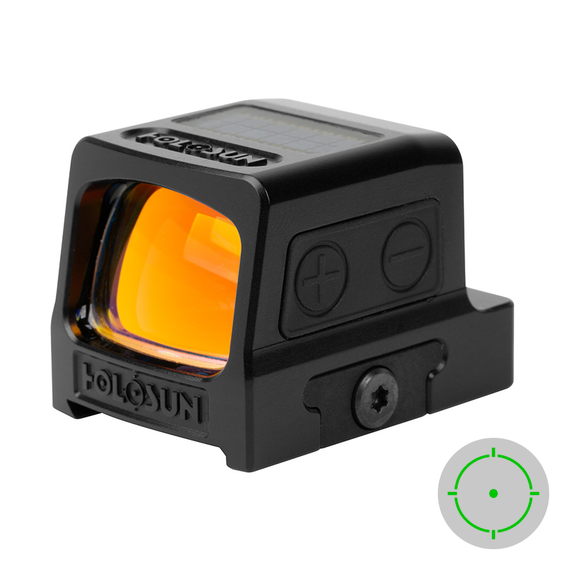 HOLOSUN HE509T GR-X2, Green Circle Dot/Solar/Titanium