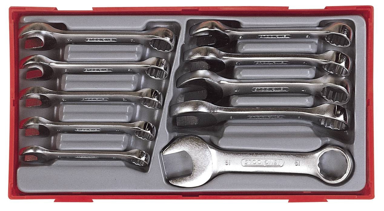 REA/Black Friday Teng Tools U-ringnyckelsats TT6010M 10-19mm, korta 10 delar