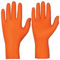 Granberg Disposable nitrile gloves, orange, 100 pack